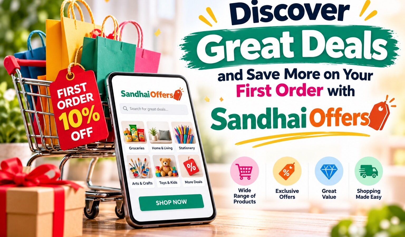 Discover Great Deals and Save More on Your First Order with SandhaiOffers
