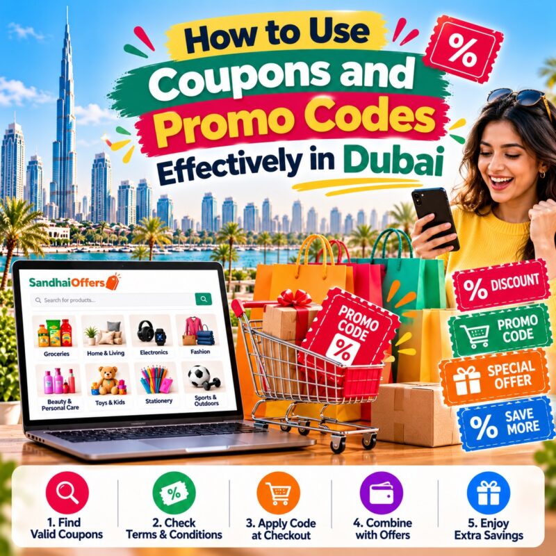 How to Use Coupons and Promo Codes Effectively in Dubai